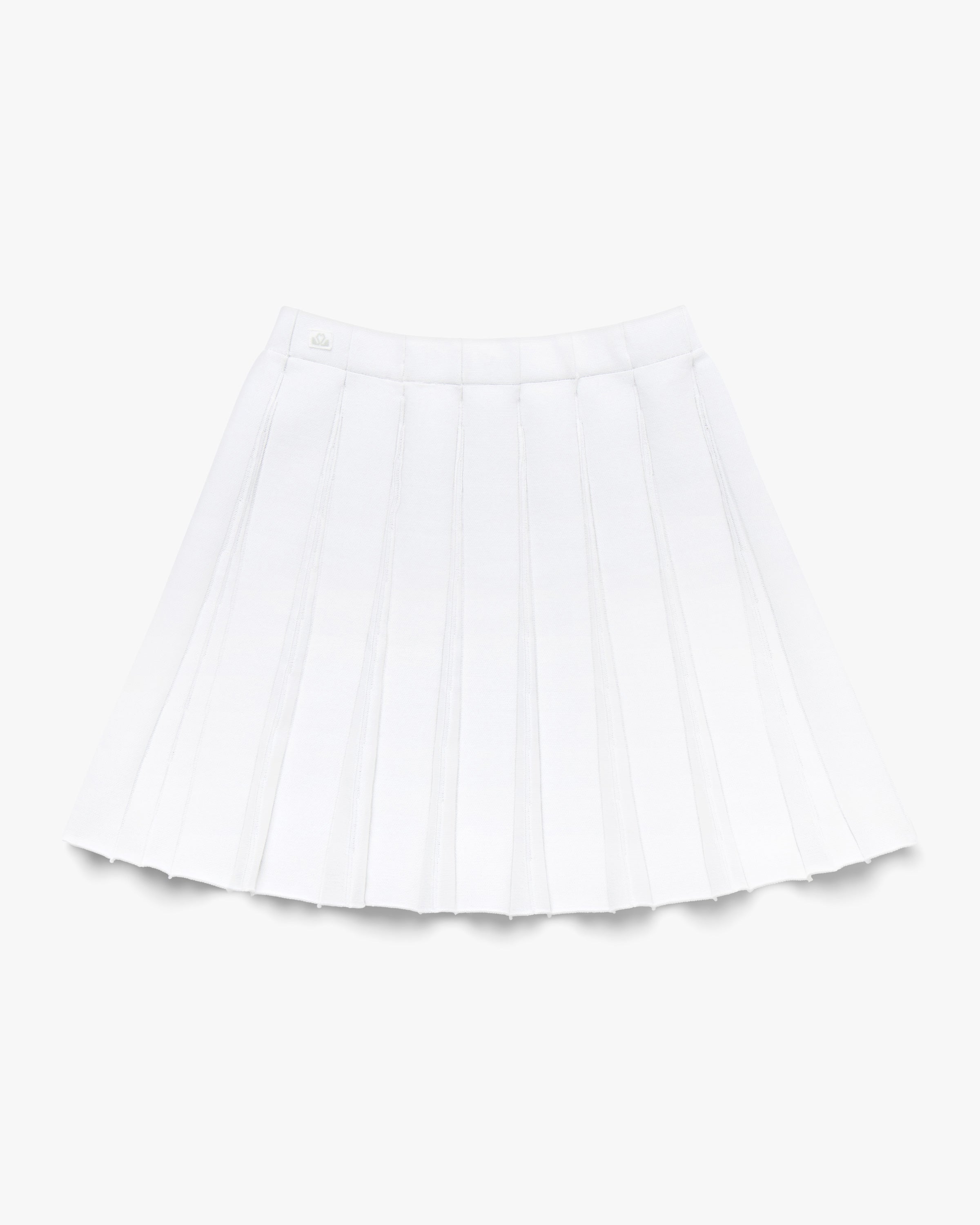 Sport Knit Pleated Skirt