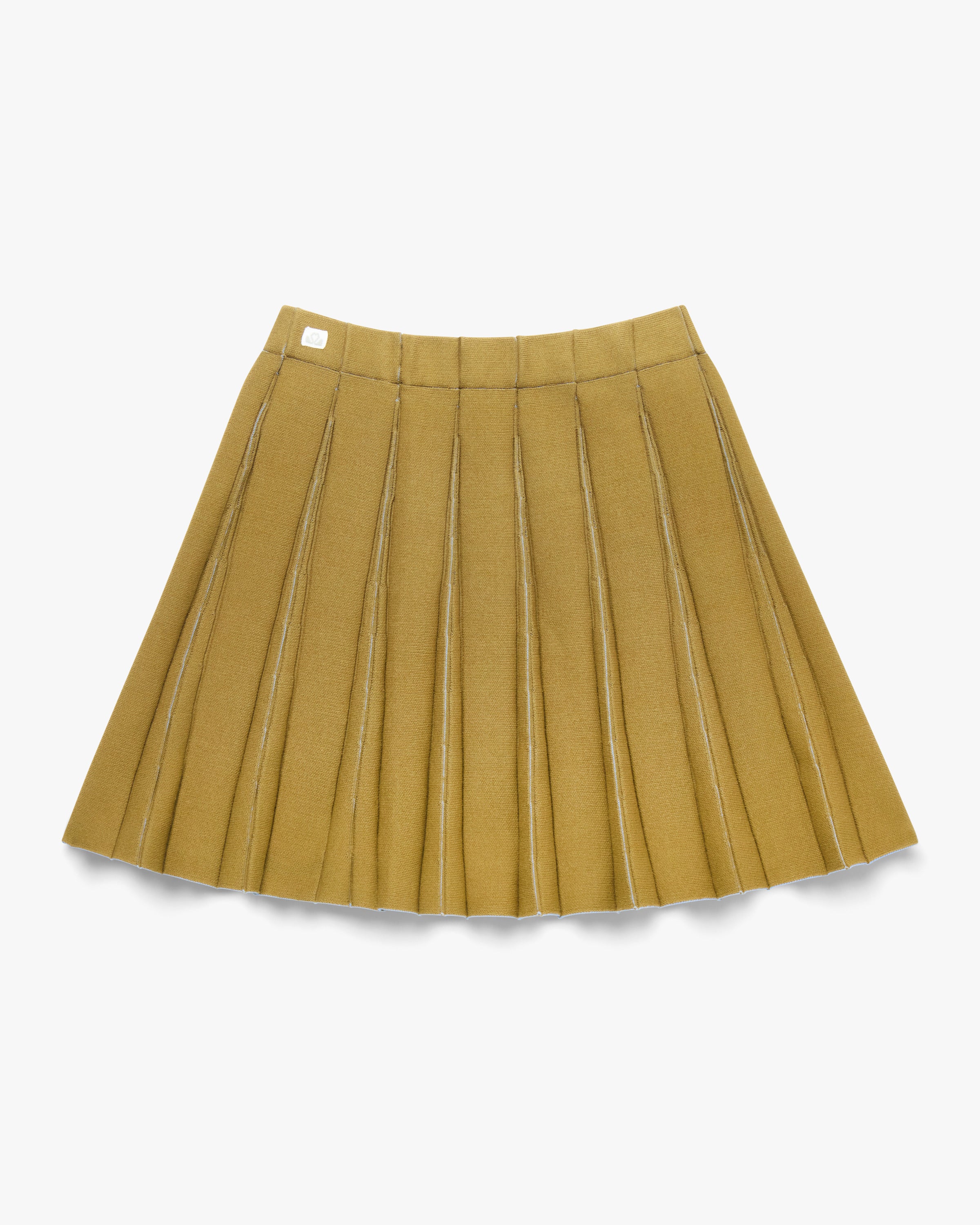 Sport Knit Pleated Skirt