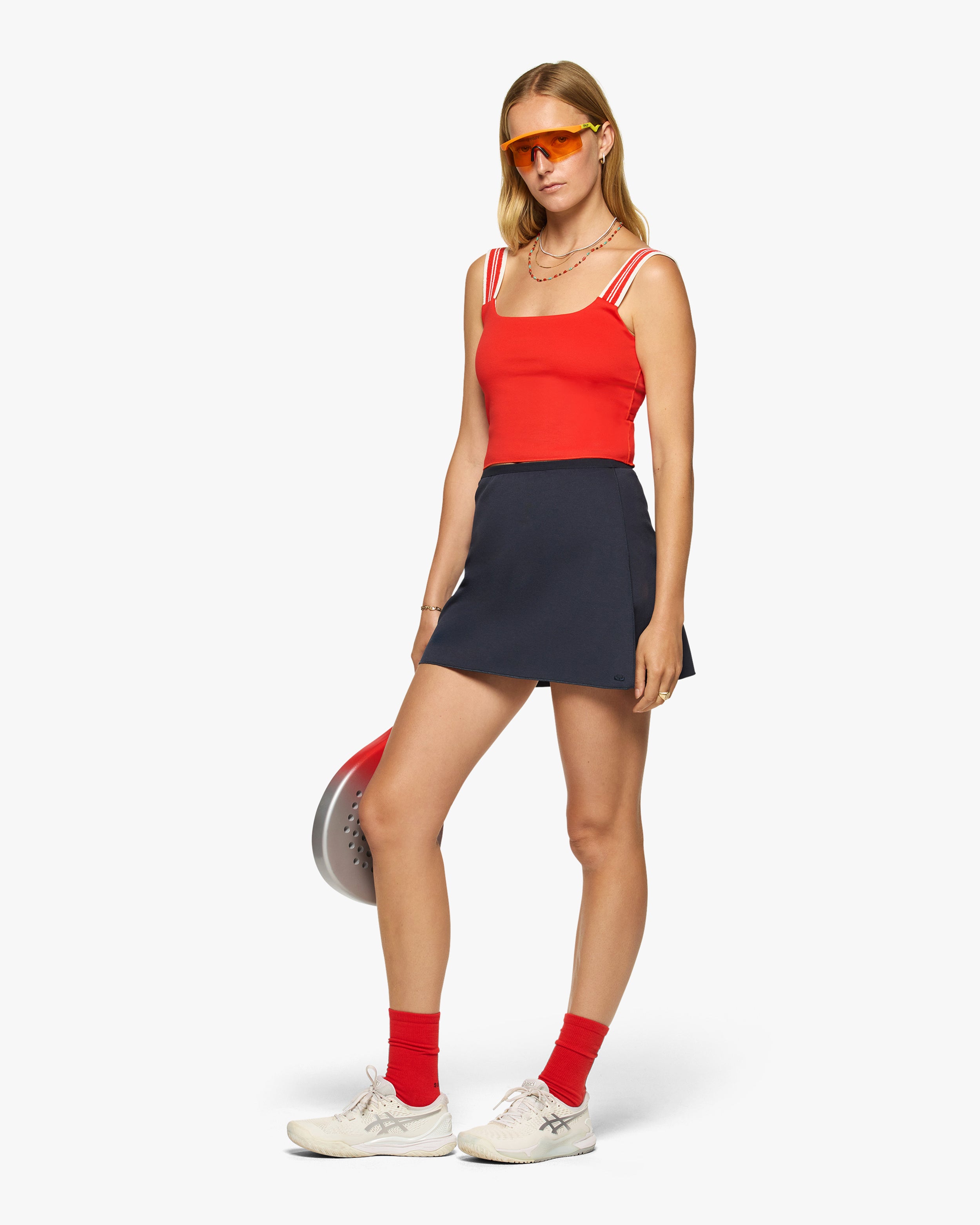 Court Stretch Slip Skirt