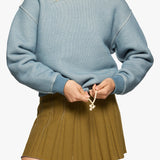 Sport Knit Pleated Skirt