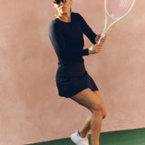 Court Stretch Slip Skirt