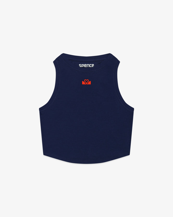 Logo Ribbed Tank