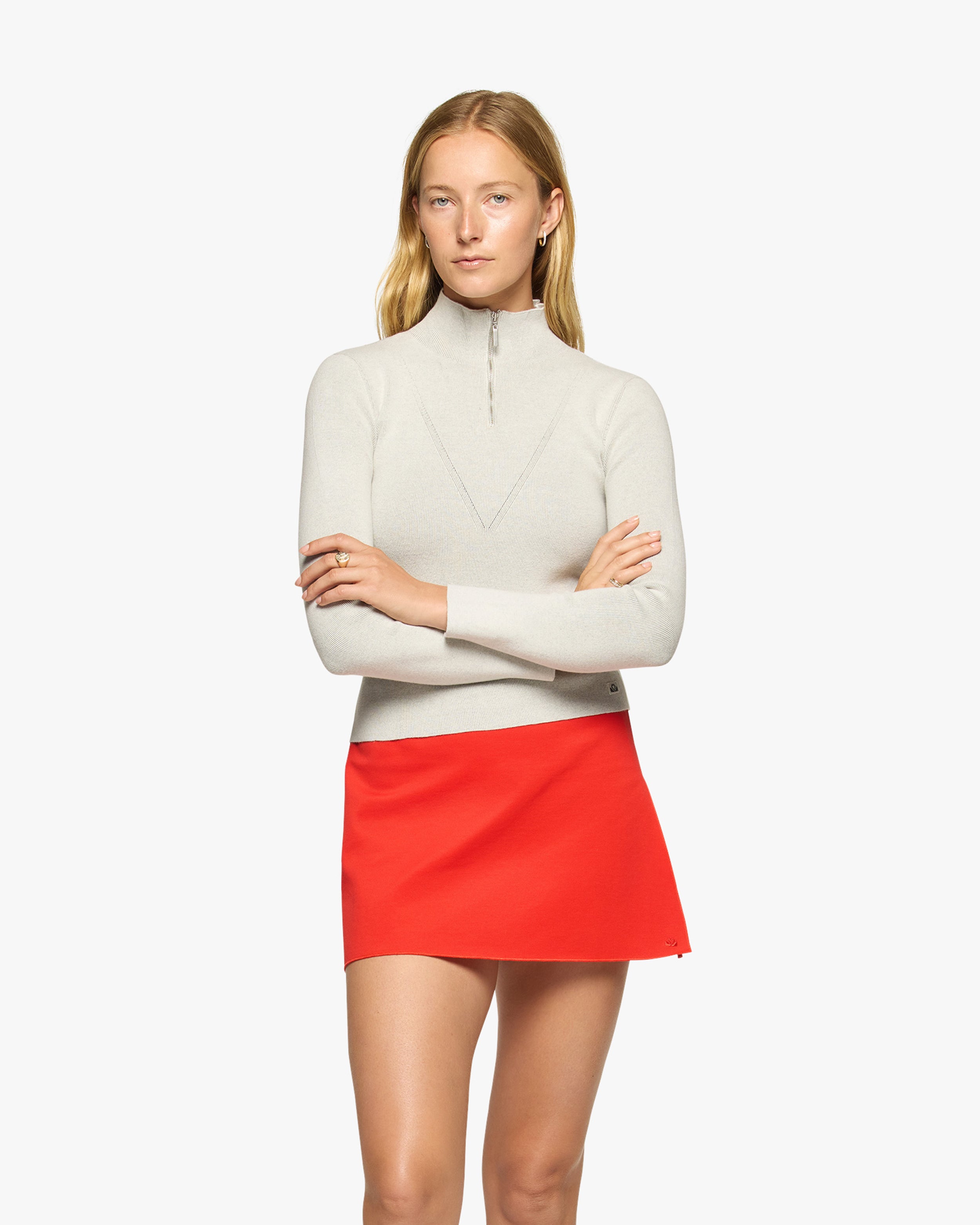 Compact Knit Quarter Zip