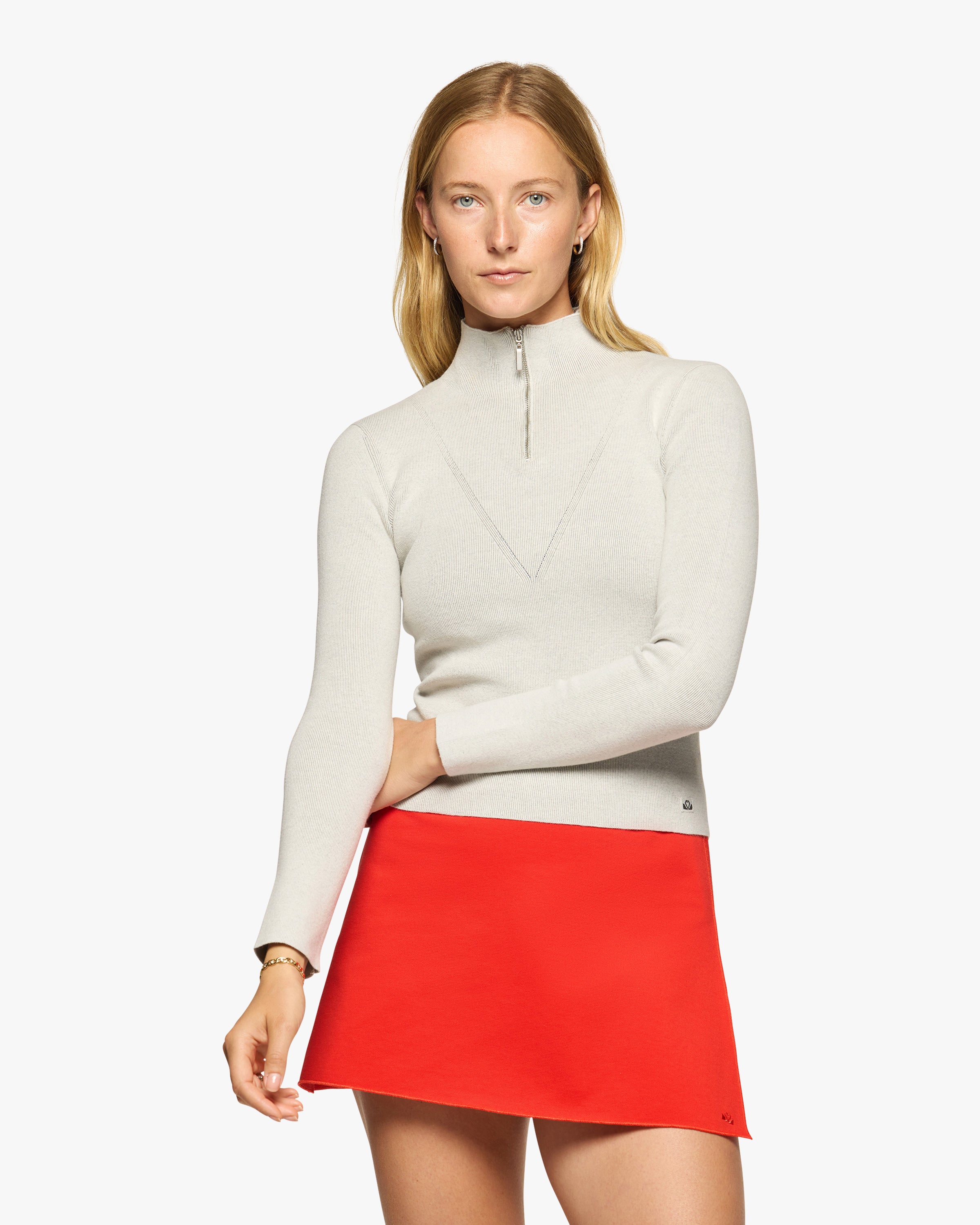 Compact Knit Quarter Zip