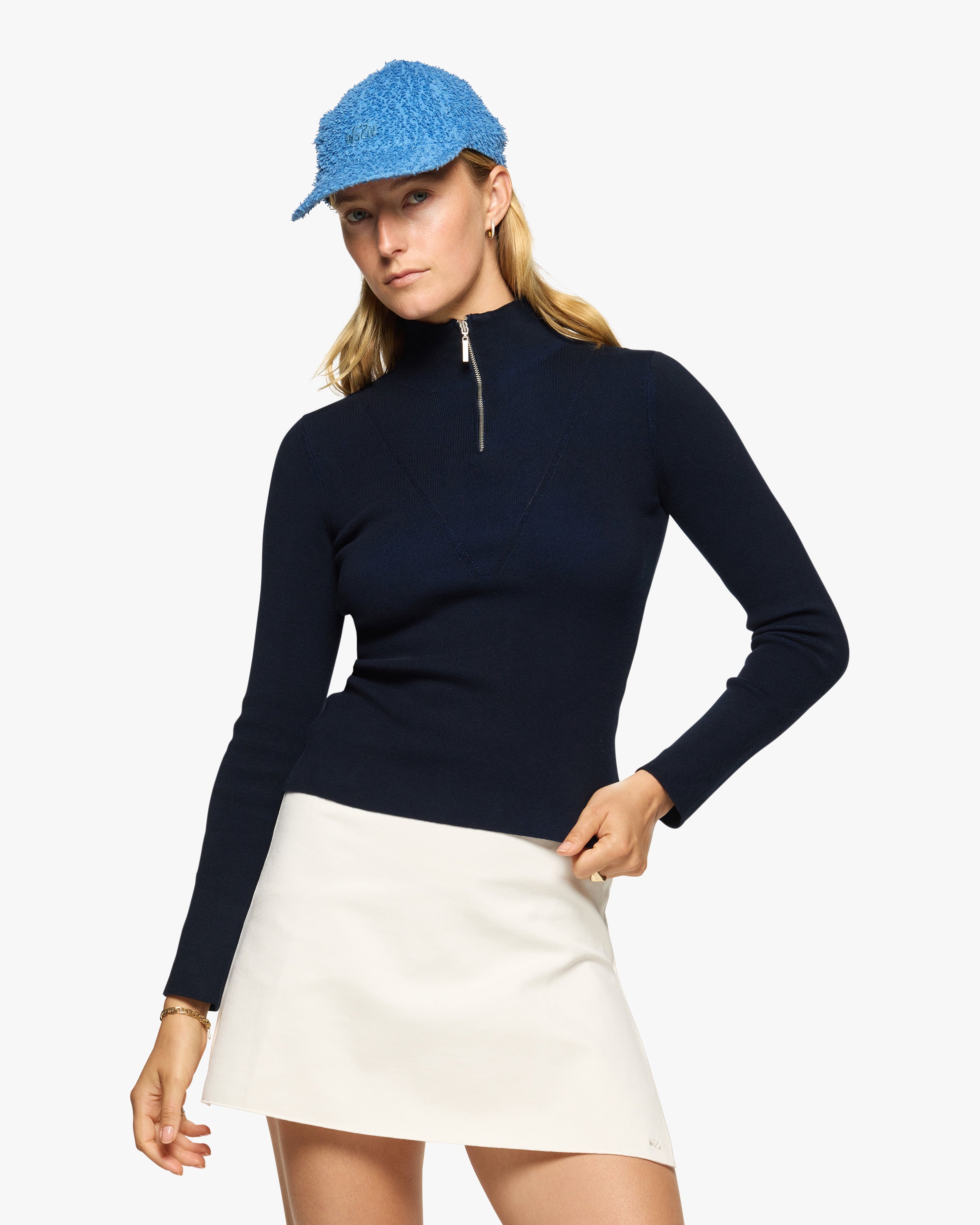 Compact Knit Quarter Zip