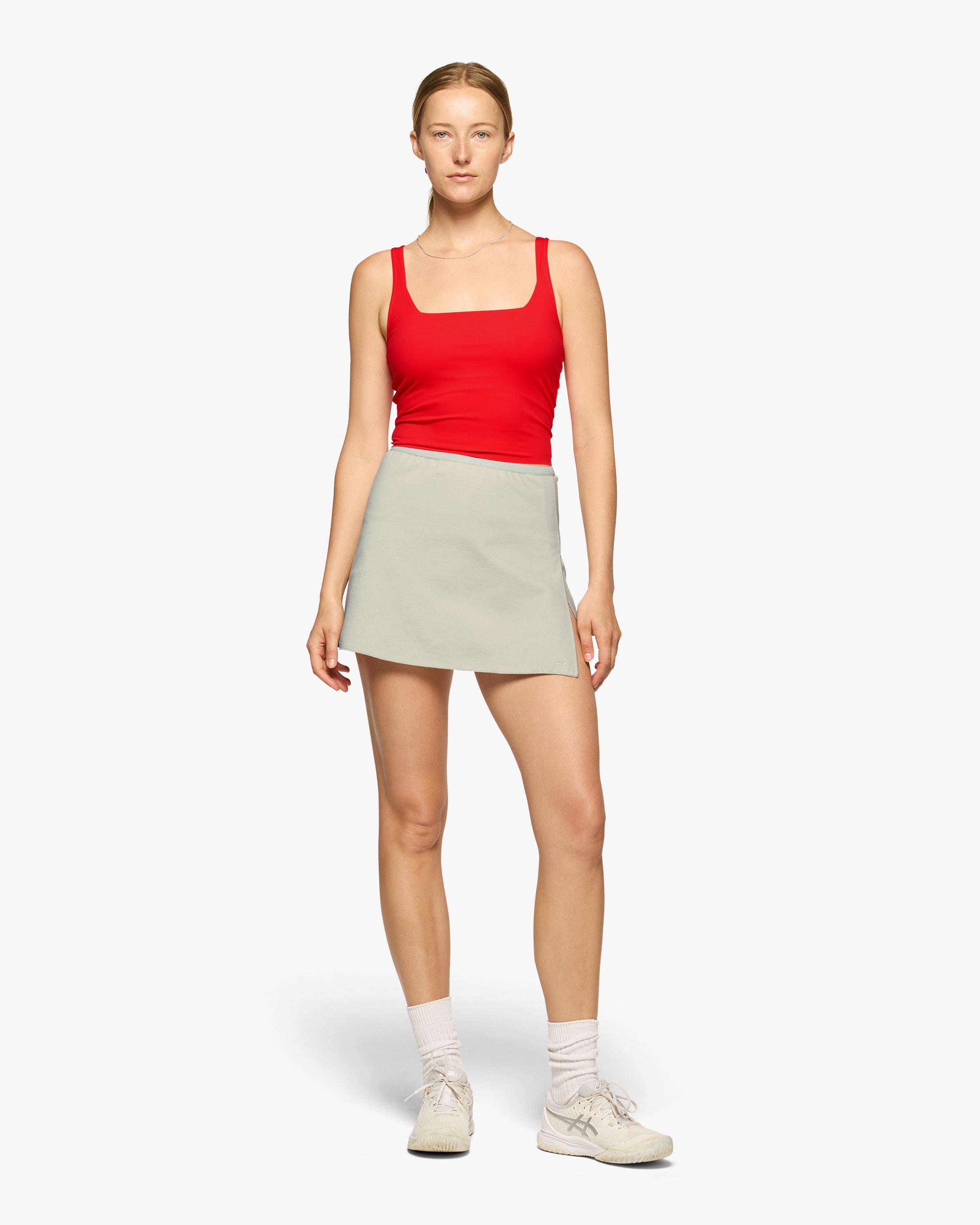 Court Stretch Slip Skirt