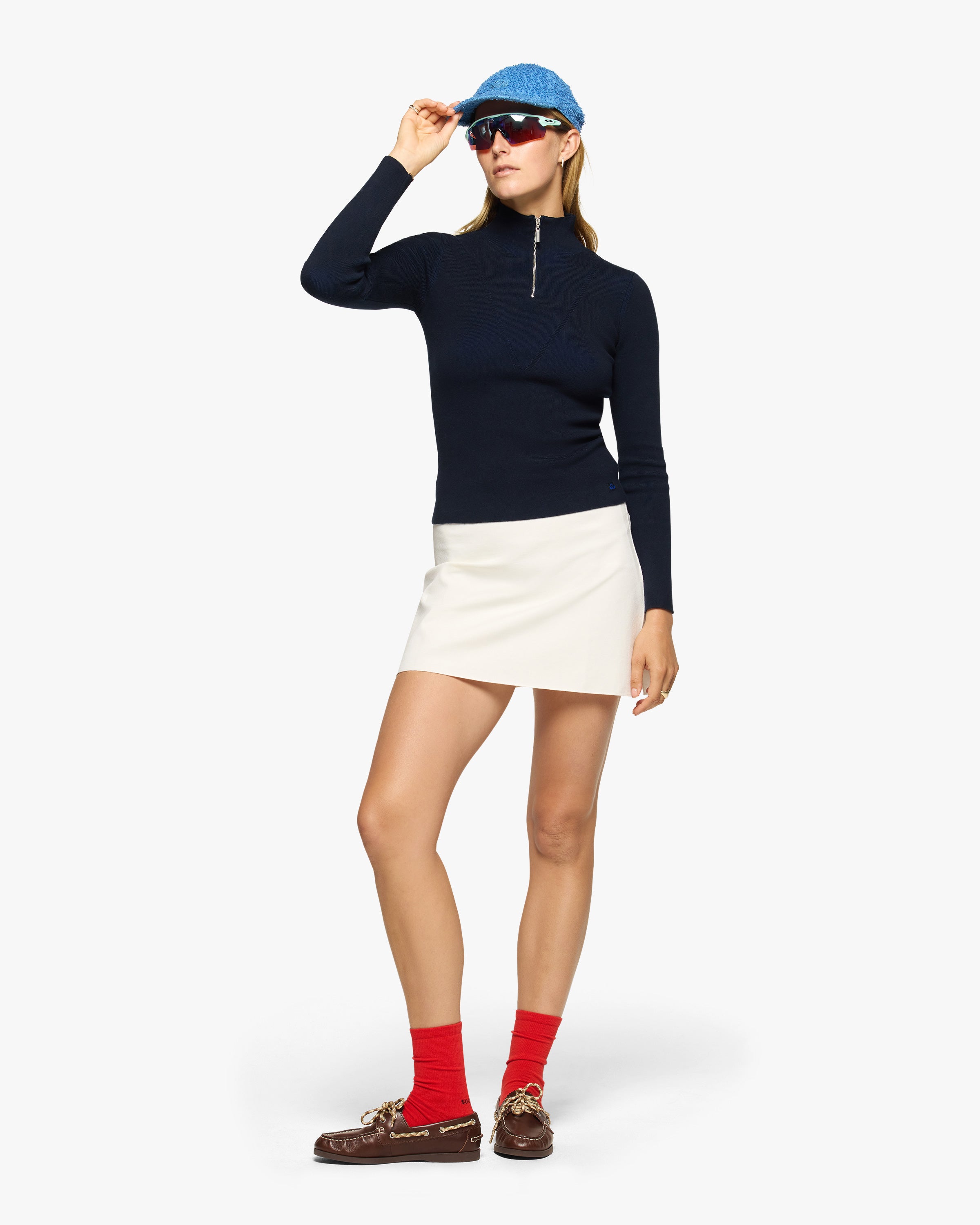 Court Stretch Slip Skirt