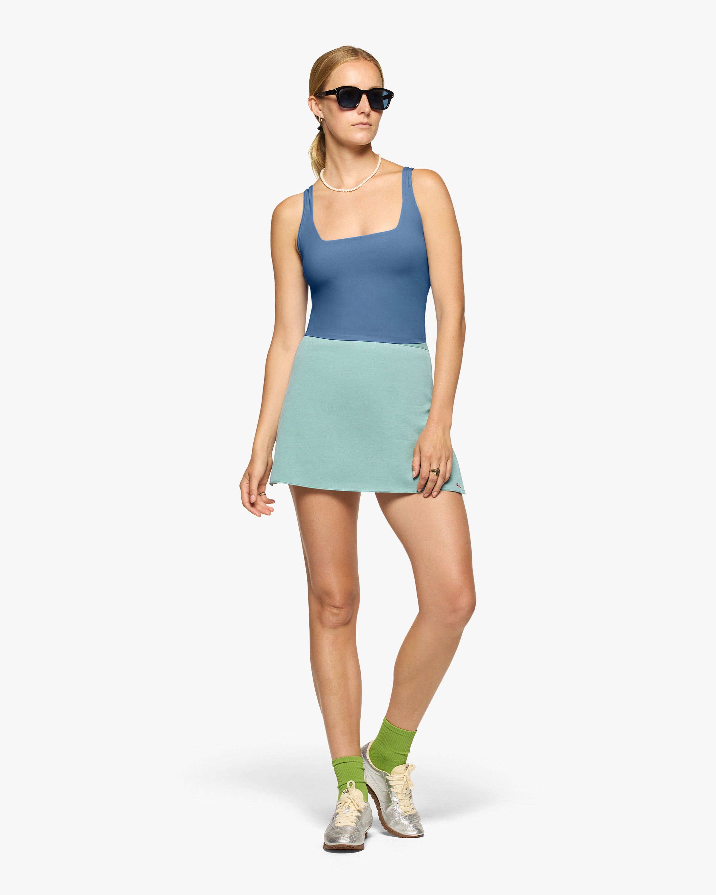 Court Stretch Slip Skirt