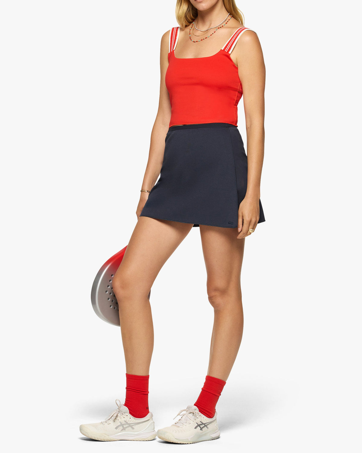 Court Stretch Slip Skirt