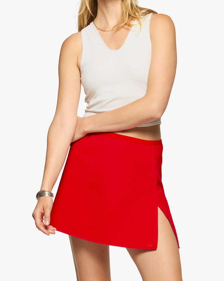 Court Stretch Slip Skirt