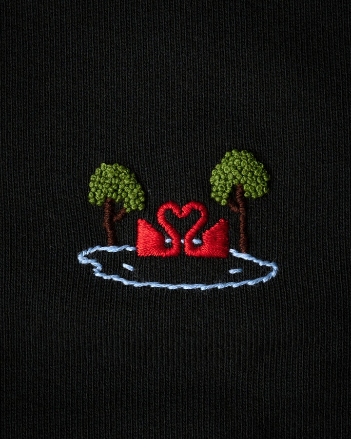 Dos Needles Embroidered Sweatshirt #1