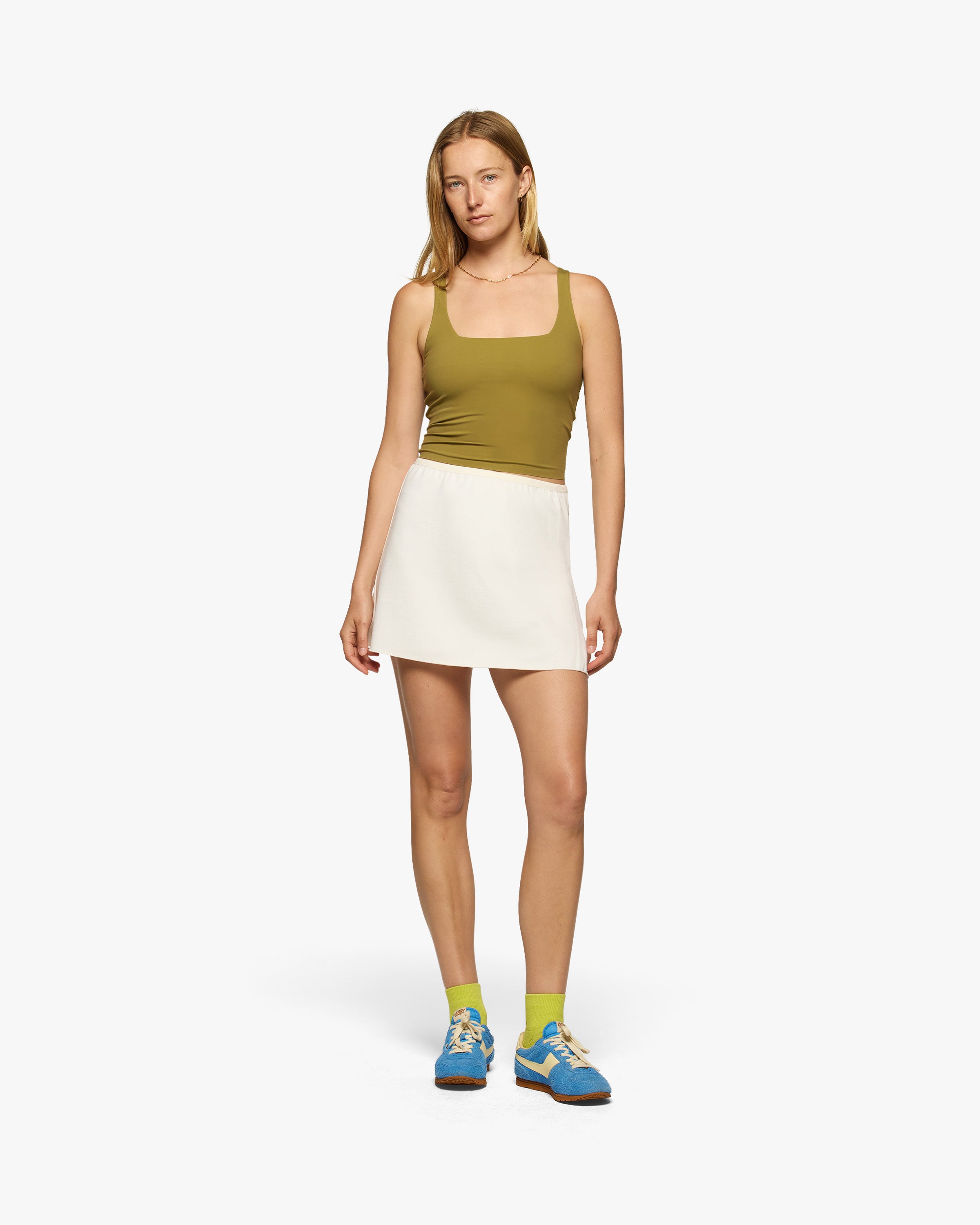 Court Stretch Slip Skirt