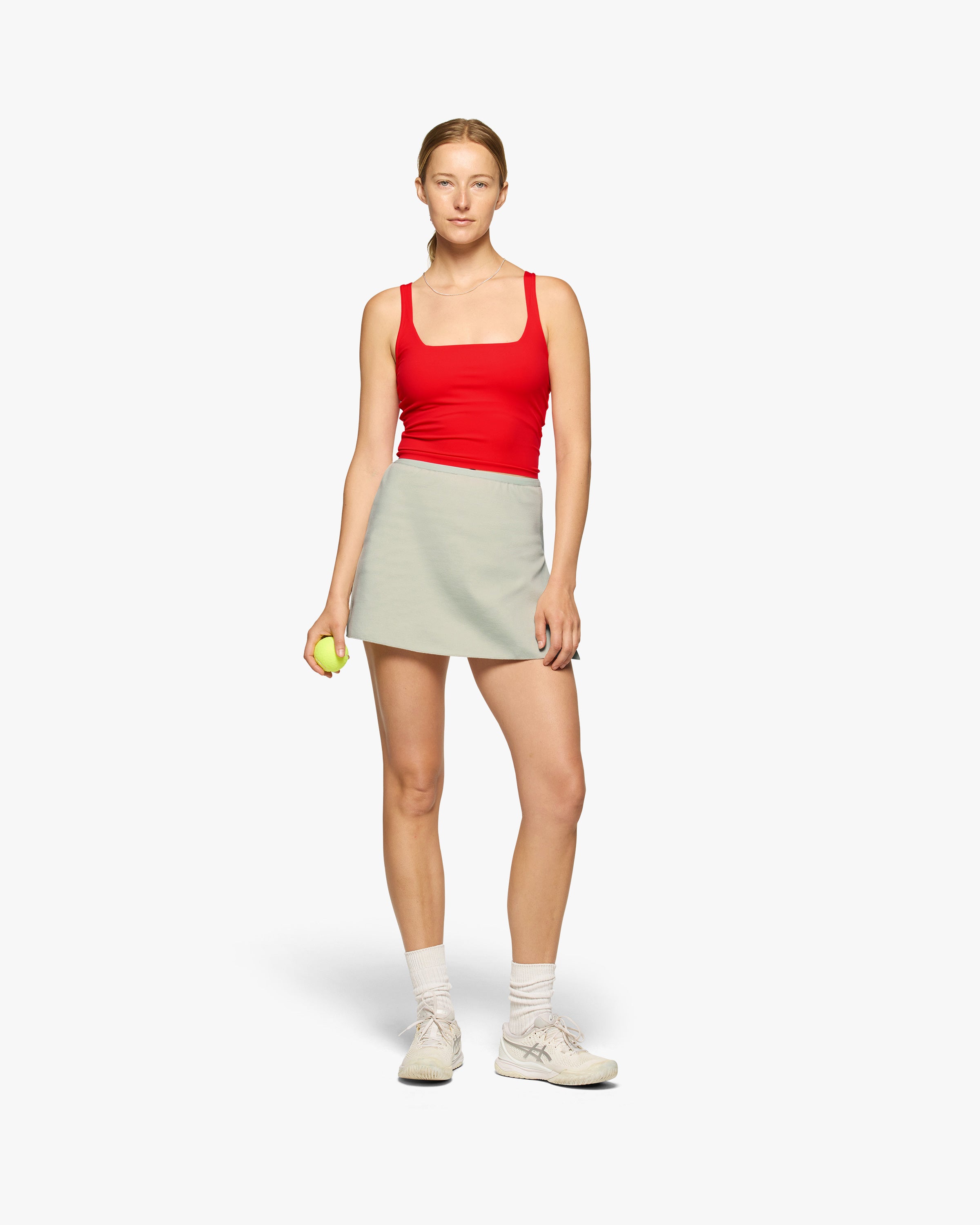 Court Stretch Slip Skirt